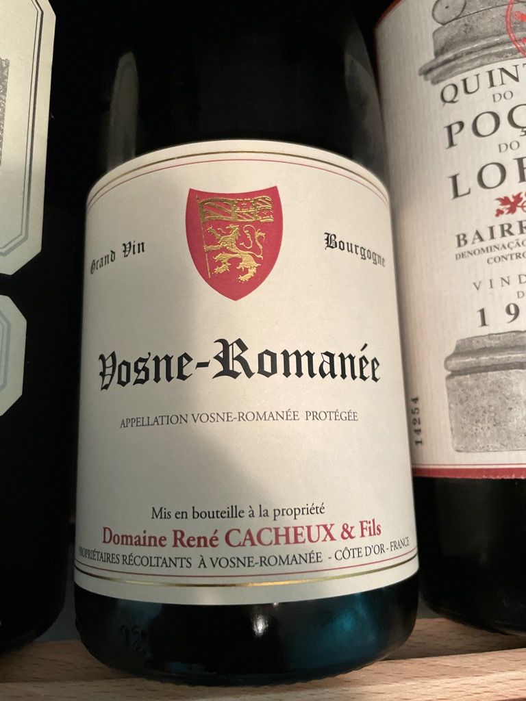 2021 Domaine Rene Cacheux & Fils Vosne-Romanée - CellarTracker