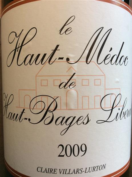 2009 Château Haut-Bages Libéral Le Haut Médoc de Haut Bages