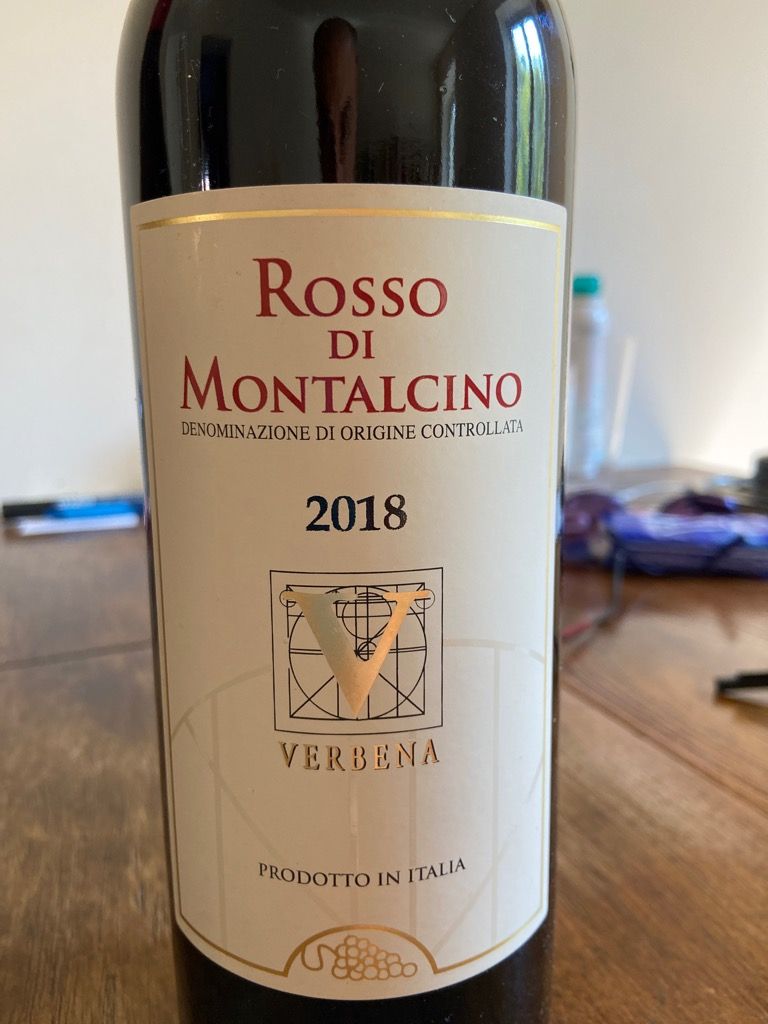 2018 Verbena Rosso di Montalcino, Italy, Tuscany, Montalcino, Rosso di ...