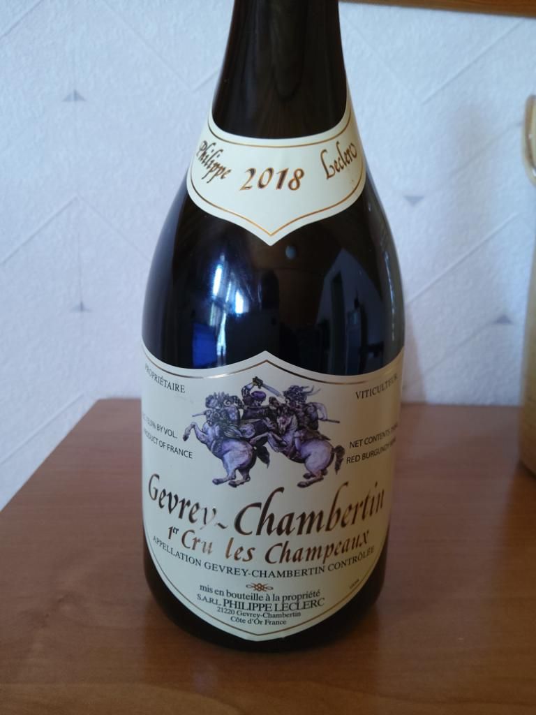 2018 Philippe Leclerc Gevrey-Chambertin 1er Cru Champeaux