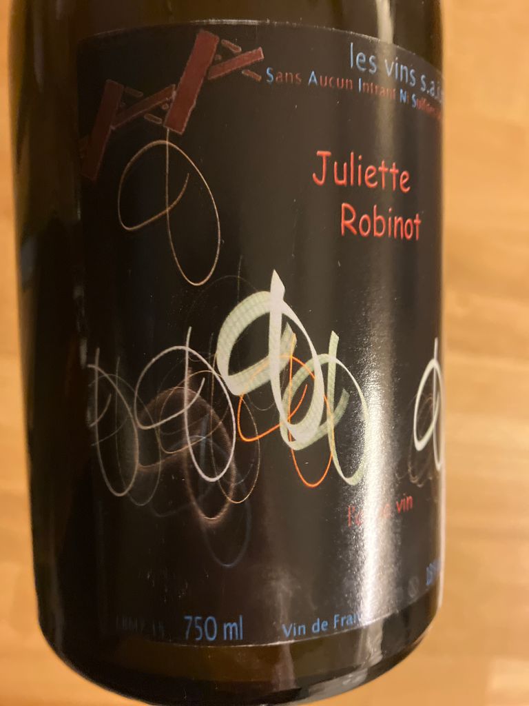 2018 Jean-Pierre Robinot (Les Vignes de l'Ange Vin) Juliette