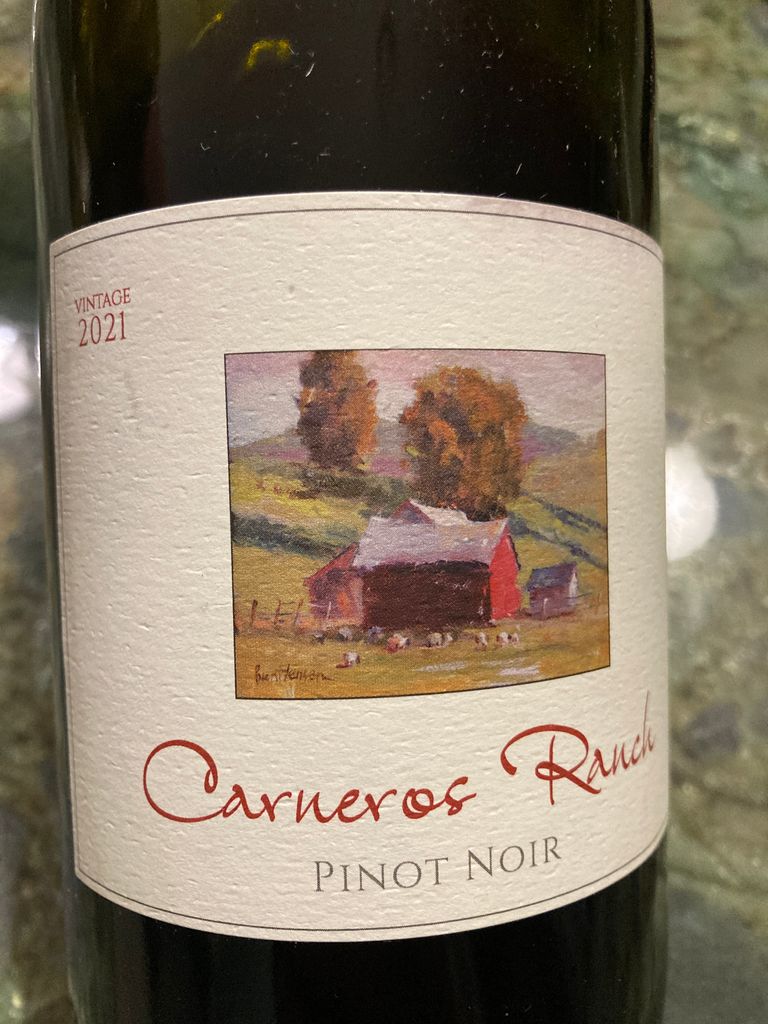 2021 Carneros Ranch Pinot Noir, USA, California, Napa / Sonoma ...