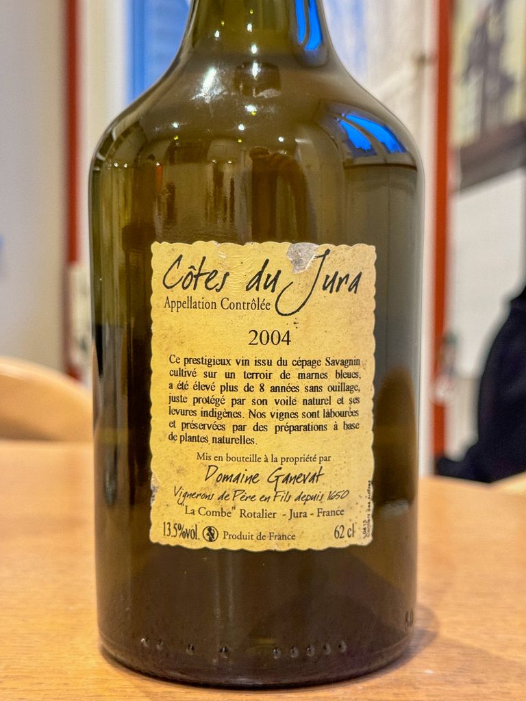 2004 Jean-François Ganevat Vin Jaune - CellarTracker