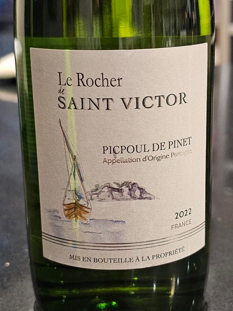 de Pinet - CellarTracker Victor de Rocher Picpoul Saint de l\'Ormarine Le Cave 2022