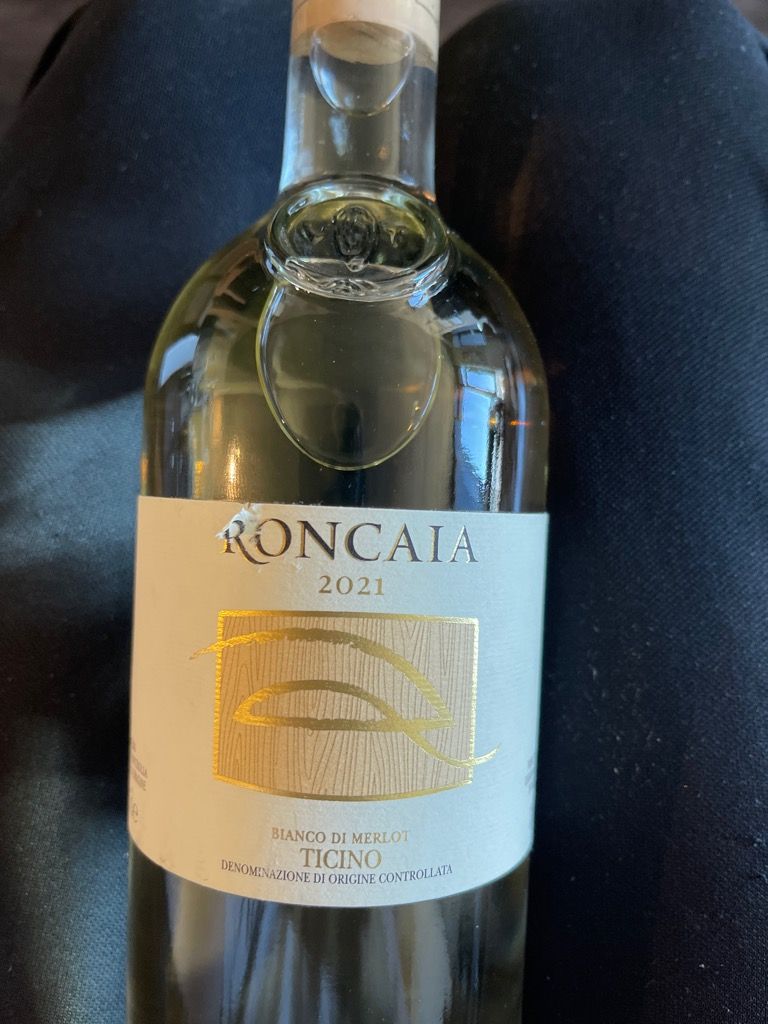 2021 Vinattieri Roncaia Bianco Di Merlot Ticino Switzerland Ticino