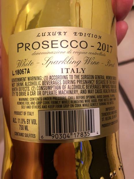 Luxury edition prosecco, italy glass 750ml (690304178354)