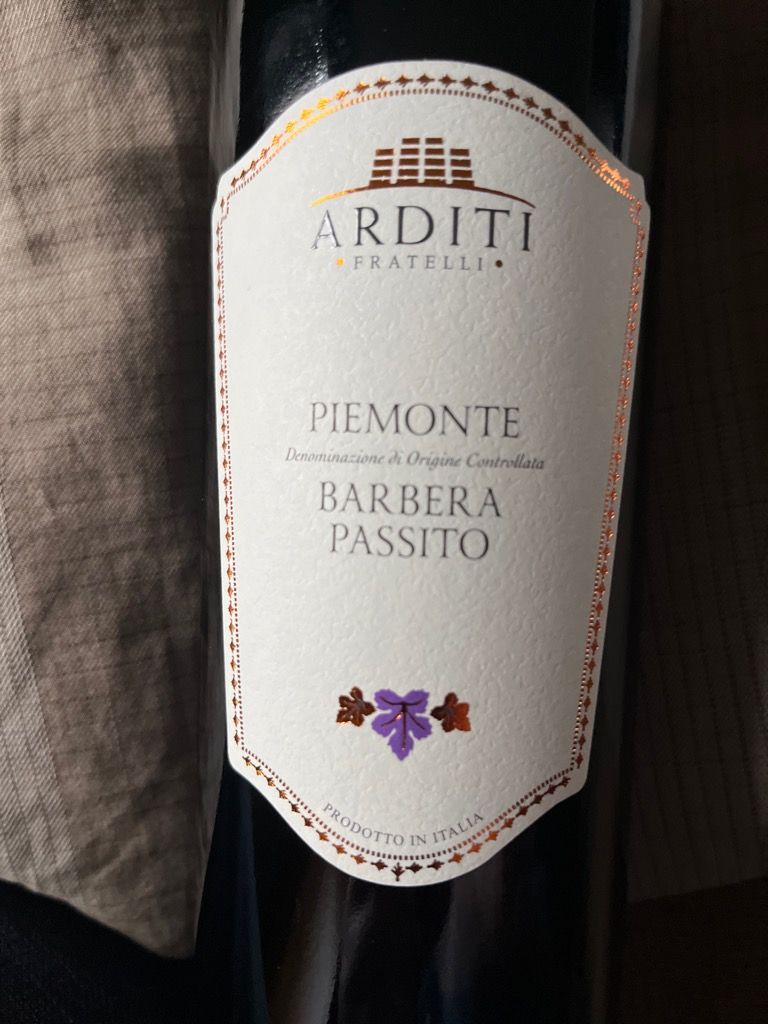 2023 Arditi Fratelli Piemonte Barbera Passito, Italy, Piedmont ...