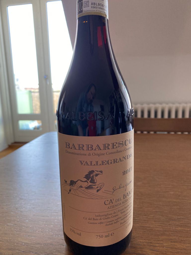 古酒バルバレスコ 2019 CA' DEL BAIO 750ml 2019 Ca' del Baio Barbaresco Vallegrande - CellarTracker