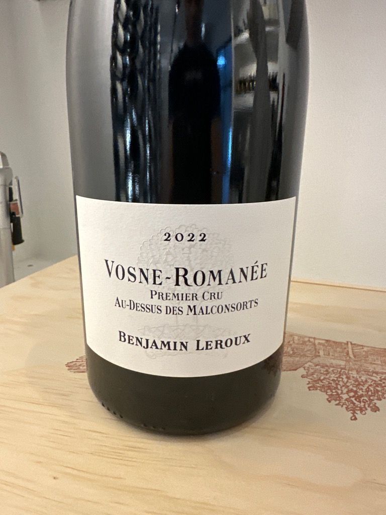 2016 Benjamin Leroux Vosne-Romanée 1er Cru Au-dessus des