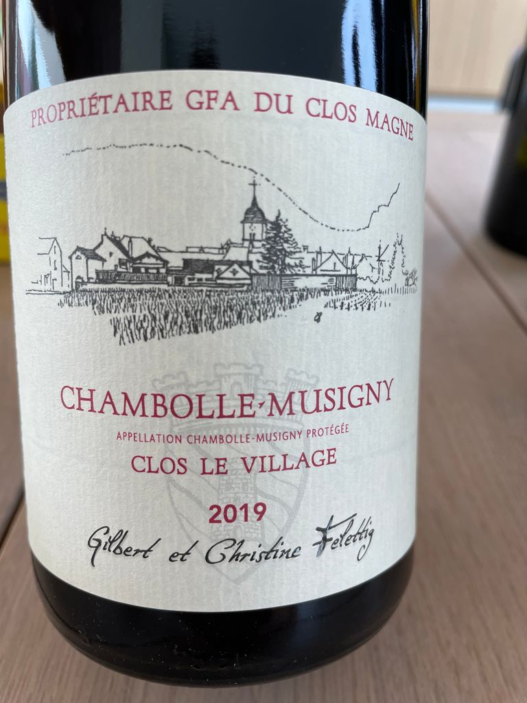 2019 Gilbert et Christine Felettig Chambolle-Musigny Clos le