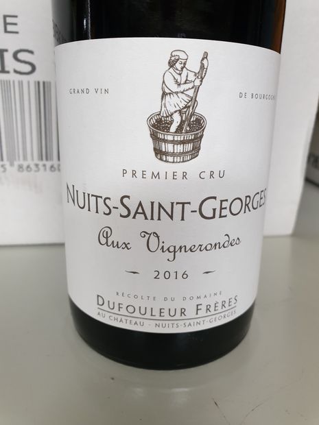 2019 Dufouleur Freres Nuits St. Georges 1er Cru Aux Vignerondes, France ...