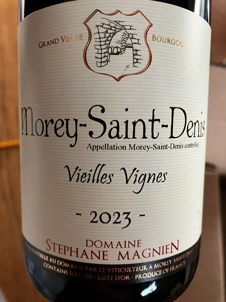 2017 Domaine Stephane Magnien Morey-Saint-Denis Vieilles Vignes