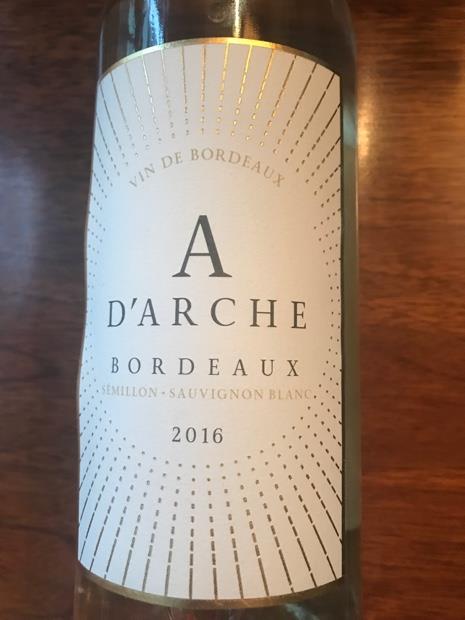 2016 Ch teau d Arche Bordeaux Blanc Sec CellarTracker