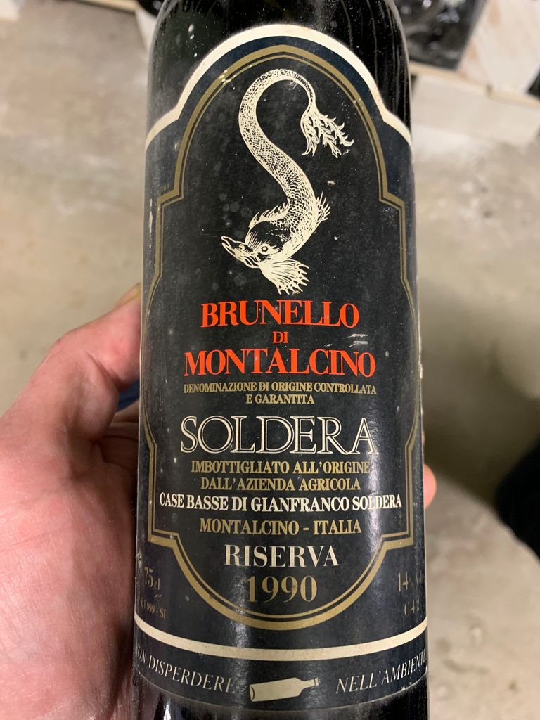 1990 Soldera (Az. Agr. Case Basse) Brunello di Montalcino Riserva