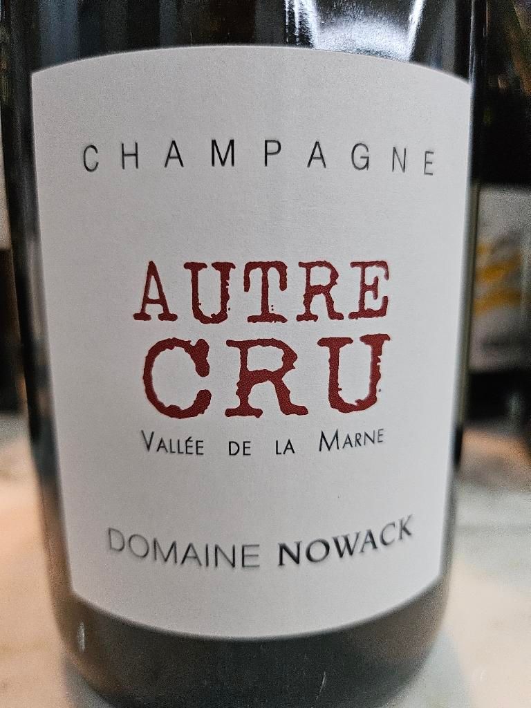 Cose コーズ　Nowack ノワック N.V. Domaine Nowack Champagne Autre Cru - CellarTracker