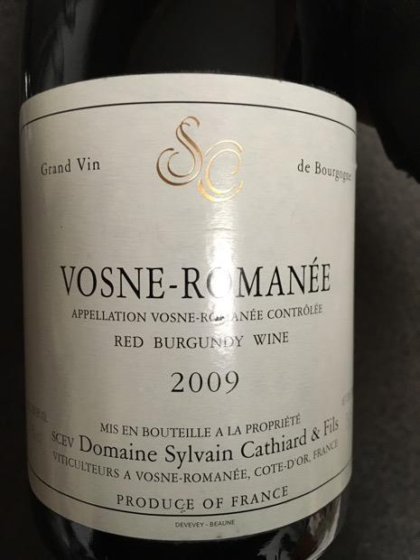 2009 Sylvain Cathiard Vosne-Romanée - CellarTracker