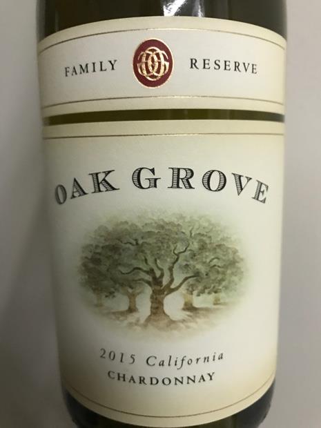 2015 Oak Grove Chardonnay Reserve, USA, California - CellarTracker