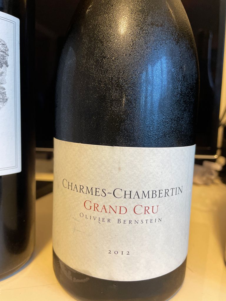 ワイン Charmes-Chambertin Grand Cru2012 2012 Olivier Bernstein Charmes-Chambertin - CellarTracker