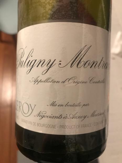 2015 Maison Leroy Puligny-Montrachet - CellarTracker