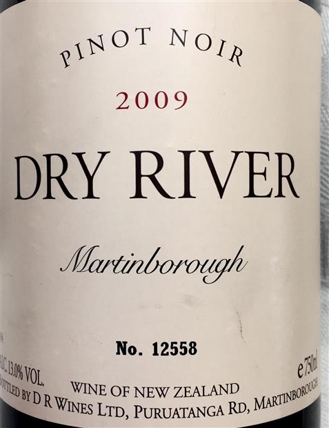 2009 Dry River Pinot Noir - CellarTracker