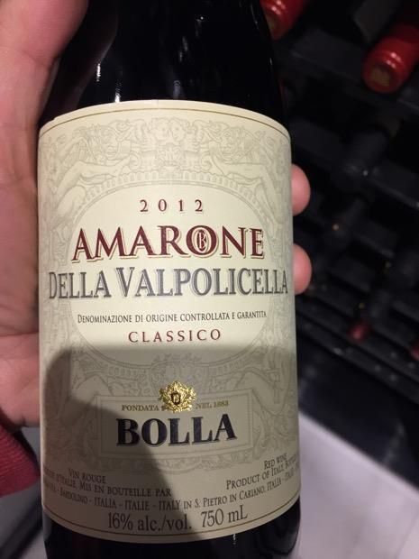 2016 Bolla Amarone della Valpolicella Classico - CellarTracker