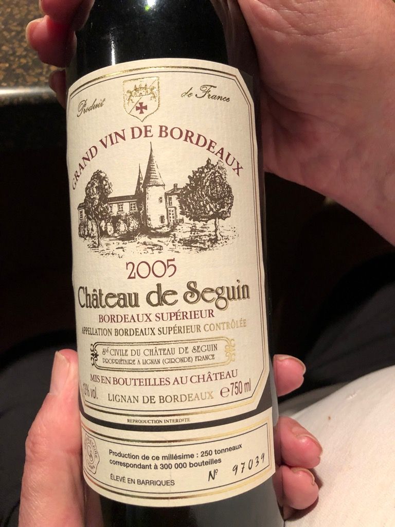 2003 Château de Seguin Sec - CellarTracker