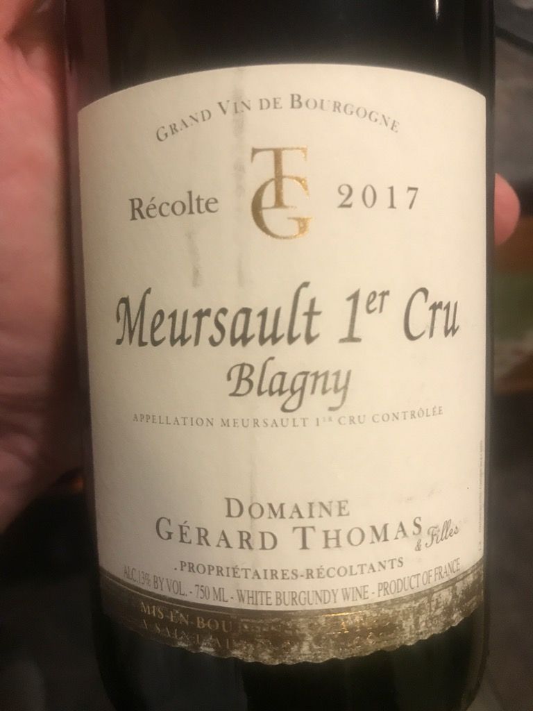 2009 Gerard Thomas Meursault 1er Cru Blagny - CellarTracker