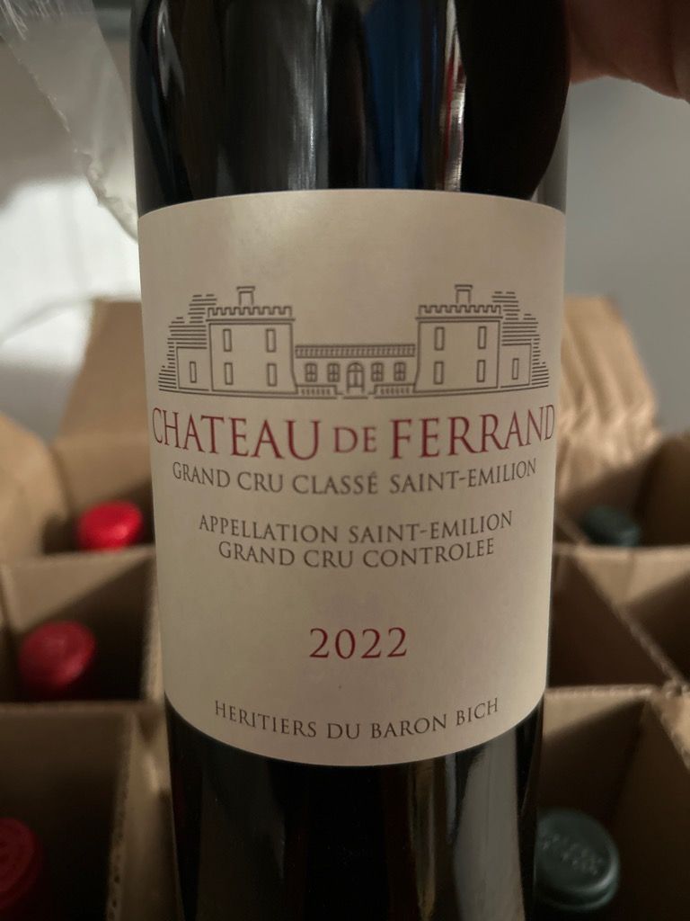 2022 Château de Ferrand - CellarTracker