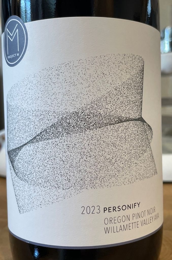 2023 Project M Wines Pinot Noir Personify, USA, Oregon, Willamette ...