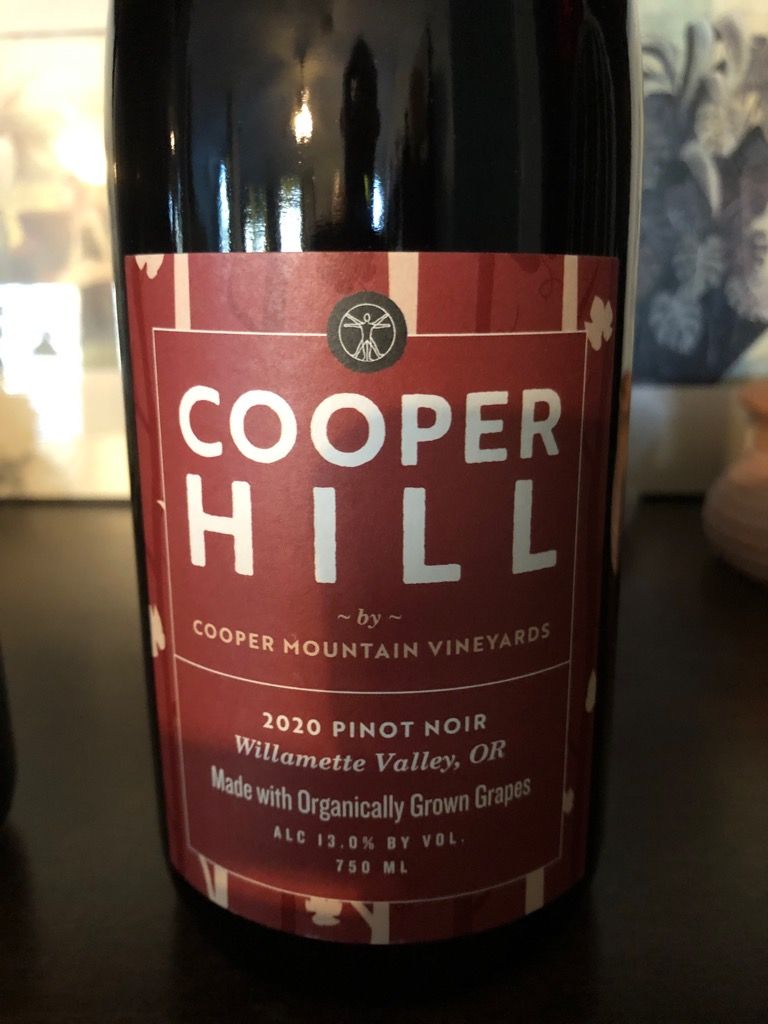 2020 Cooper Mountain Vineyards Pinot Noir Cooper Hill, USA, Oregon