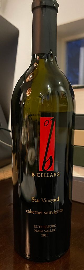 2015 B Cellars Cabernet Sauvignon Star Vineyard, USA, California, Napa ...