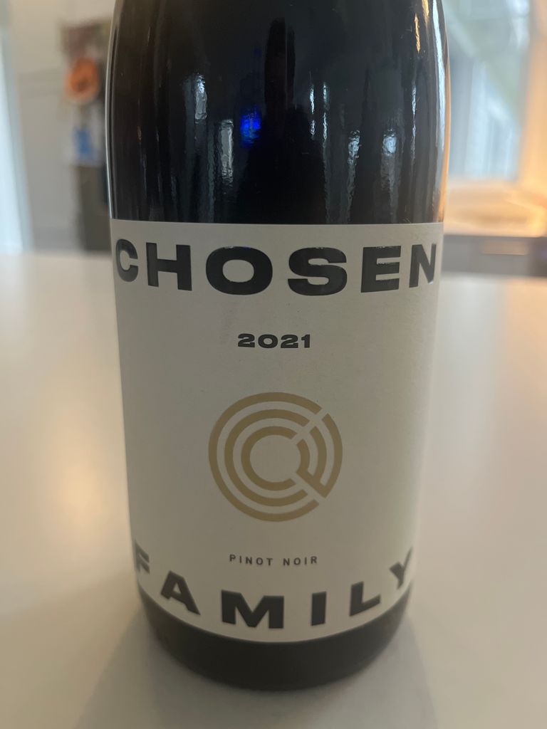 2021 Chosen Family Wines Pinot Noir, USA, Oregon, Willamette Valley ...