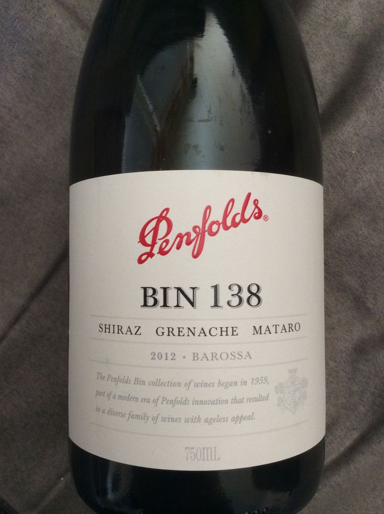 2012 Penfolds Bin 138 Shiraz Grenache Mataro - CellarTracker