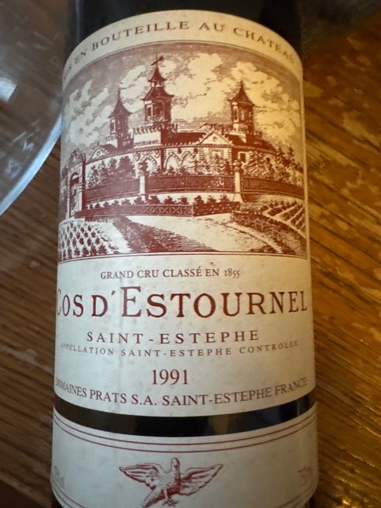 1991 Château Cos d'Estournel - CellarTracker