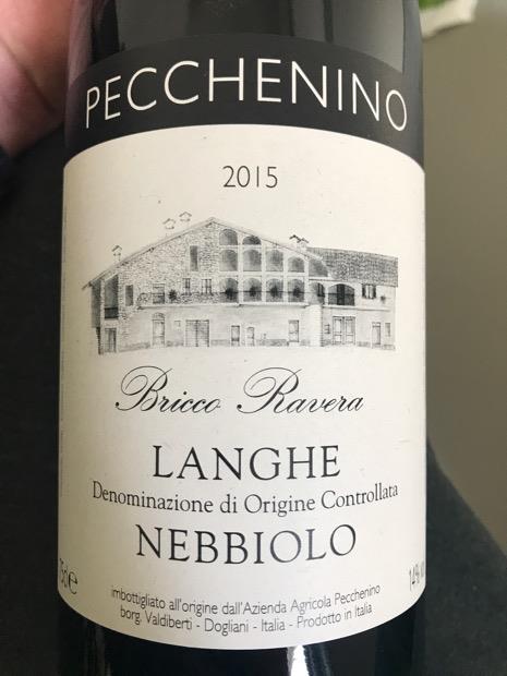 2015 Pecchenino Langhe Nebbiolo Bricco Ravera, Italy, Piedmont, Langhe ...