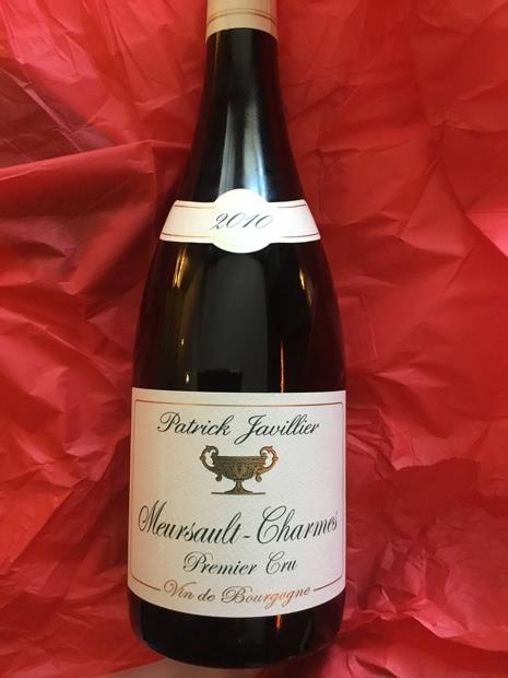 2019 Domaine Patrick Javillier Meursault 1er Cru Charmes - CellarTracker