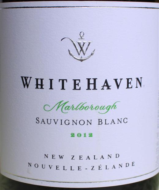 2012 Whitehaven Sauvignon Blanc, New Zealand, South Island, Marlborough ...