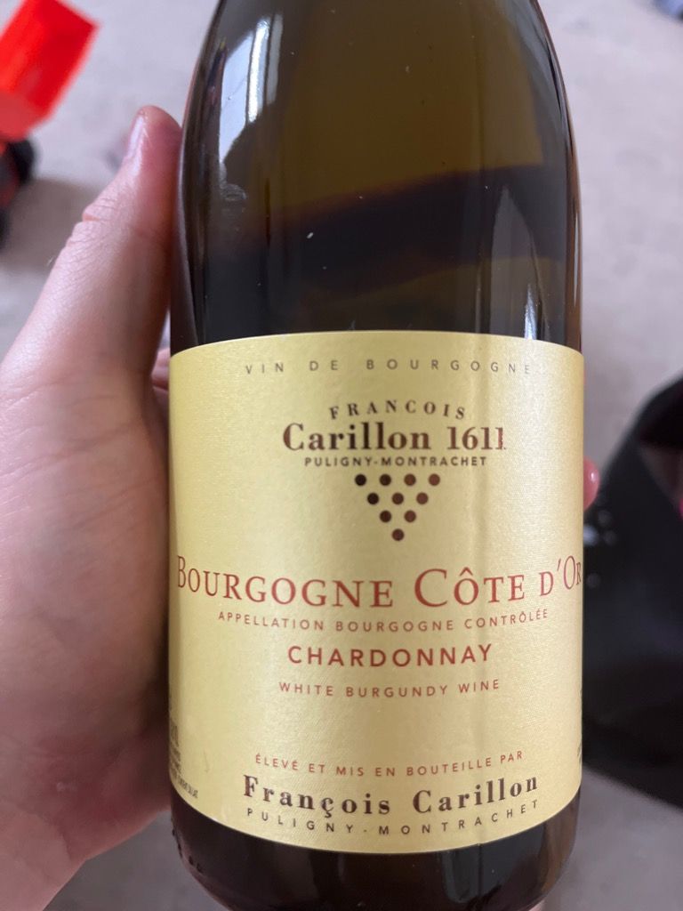 2020 Francois Carillon Chardonnay Bourgogne Côte D'Or, France, Burgundy ...