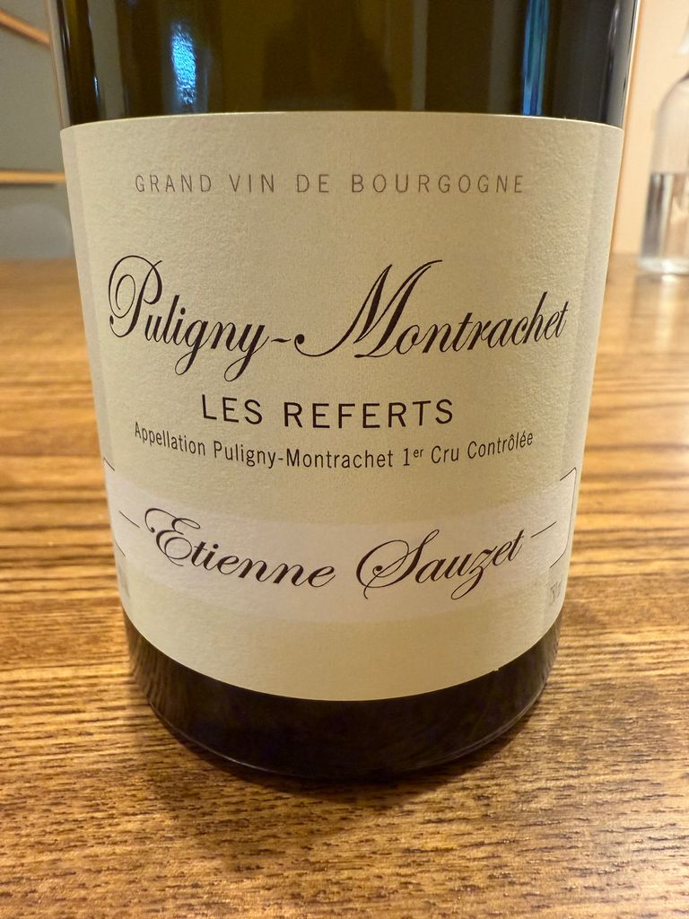 2022 Etienne Sauzet Puligny-Montrachet 1er Cru Les Referts