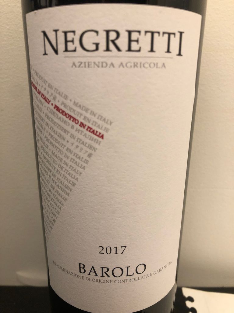 2017 Negretti Barolo Mirau - CellarTracker