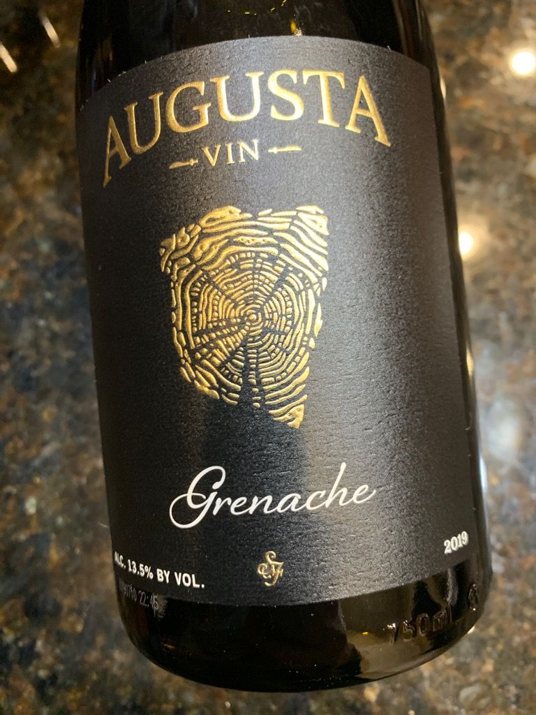 2019 Augusta Vin Grenache, USA, Texas, Texas Hill Country CellarTracker