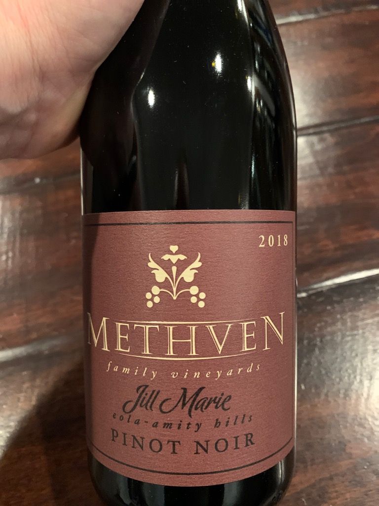 2018 Methven Family Vineyards Pinot Noir Jill Marie, USA, Oregon