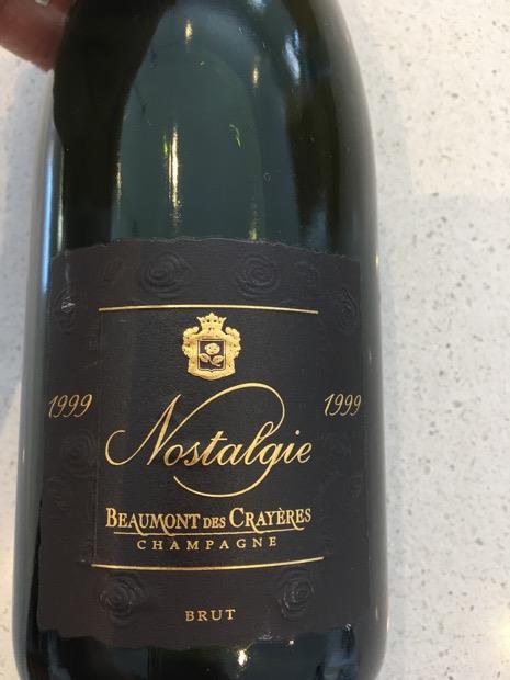 1999 Beaumont des Crayères Champagne Nostalgie - CellarTracker