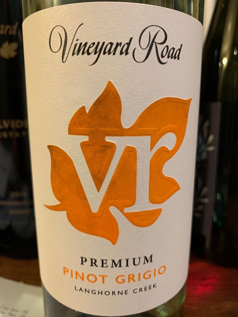 2021 Vineyard Road Pinot Grigio Premium, Australia, South Australia ...