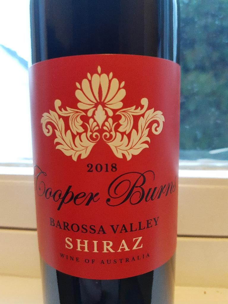 2018 Cooper Burns Shiraz, Australia, South Australia, Barossa, Barossa