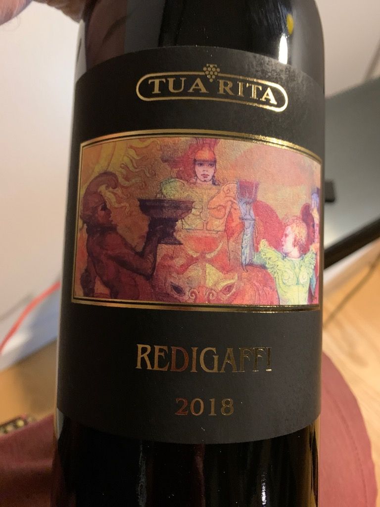 2018 Tua Rita Redigaffi Toscana IGT, Italy, Tuscany, Toscana IGT