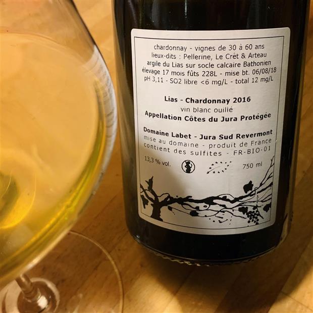 Domaine Labet - Chardonnay Lias 2018 · saufwein