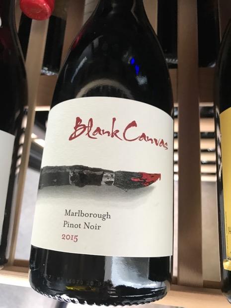 2015 Blank Canvas Winery Pinot Noir CellarTracker