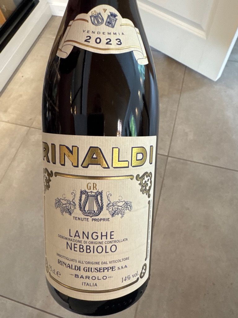 2023 Giuseppe Rinaldi Langhe Nebbiolo - CellarTracker