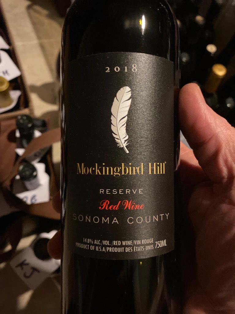 2018 Mockingbird Hill Sauvignon Reserve Sonoma County, USA